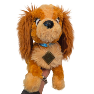 Girls Disney Parks Lady from Lady and the Tramp Stuffed Animal Dog Orange Blue